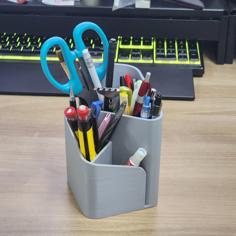 A Pencil Holder Of Different Heights 3D Printer Model