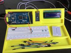 Arduino Microcontroller And Breadboard Stand 3D Printer Model