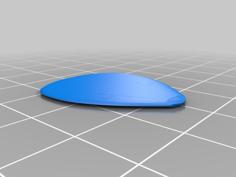 Guitar Picks V4 3D Printer Model