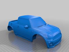 1/10 Scale Mini Cooper Truck RC Body 3D Printer Model