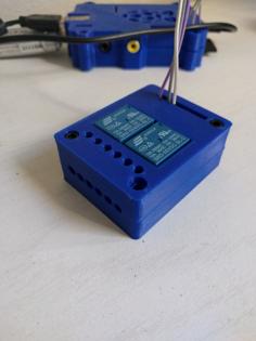 2 Relays Box 3D Printer Model