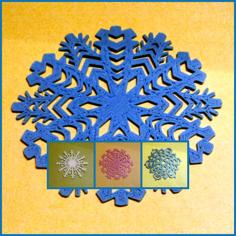 Snowflakes 3D Printer Model