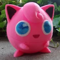 Jigglypuff Coin Bank 3D Printer Model