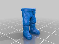 28mm Miniature Legs 3D Printer Model