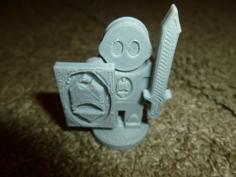 Dungeon Dolls: Town Guard Captain 3D Printer Model