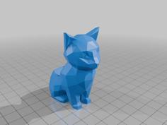 Cat D20 Holder 3D Printer Model