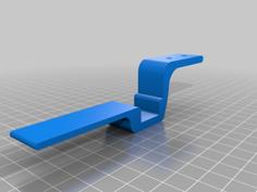 Mac Keyboard Under Desk / Table Mount 3D Printer Model