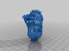 Happy Minion In Stile Voronoi 3D Printer Model