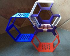 HexCell Modular Display Stand Extras 3D Printer Model