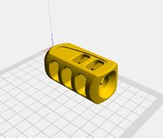 Muzzle Hider To Barret 3D Printer Model