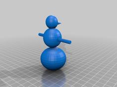 My Snow Man 3D Printer Model