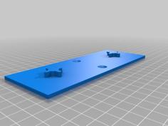 NBN FTTC Slim Mounting Plate 3D Printer Model