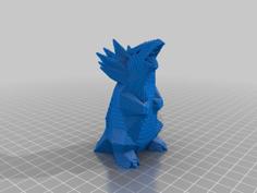 (3D Slash) Typhlosion_Roar 3D Printer Model