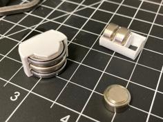 Minimal Coin Cell Battery Holders 3D Printer Model