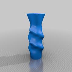 Spiral Mineral Vase 3D Printer Model