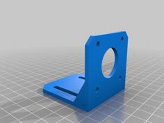 Stepper Motor Mounting Bracket (NEMA 17) 3D Printer Model