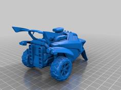 Crashed Rocket League Octane 3D Printer Model