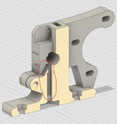 Lulzbot Mini 1.75mm Filament Extruder Body Mod 3D Printer Model