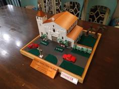 Mission Santa Clara De Asis 3D Printer Model