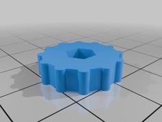 Small Bed Levelling Knob (nut Insert) 3D Printer Model