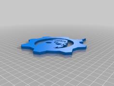 Gears Of War Logo 3D Printer Model