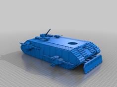 Bastion Class Landship 3D Printer Model