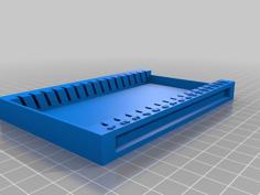 Slide Holder Parametric 3D Printer Model