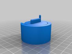 Tape Measure Spool With Antislip Skirt And Variety Of Handles – Customizable And Print In Place 3D Printer Model