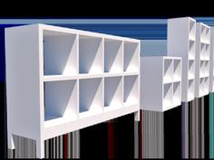 Shelving Units – 1:10 – House / Home Mockup Furniture 3D Printer Model