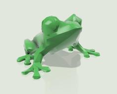 Low Poly Frog 3D Printer Model