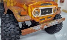 FJ40/FJ45 Front Bumper, Mask & Grill, Blinker, Light Buckets 3D Printer Model