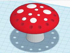 Mushroom Jewelry Organizer 3D Printer Model