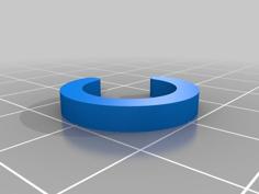 3mm And 6mm Oarlock Spacers 3D Printer Model