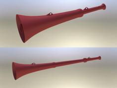 Collapsible Vuvuzela 3D Printer Model