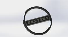 Zastava Fico Logo 3D Printer Model