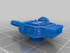 Hammer Of Hell Tank Turret 8mm 3D Printer Model