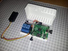 Raspberry Pi A+ + 2 Relay Module HL-526 V1.0 Case 3D Printer Model