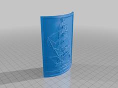 Amerigo Vespucci Italian Ship – Lithophane 3D Printer Model