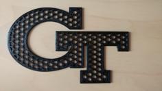 GT Honeycomb Logo 3D Printer Model