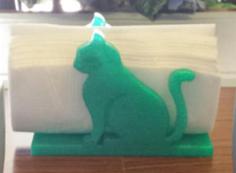 Cat Napkin Holder 3D Printer Model