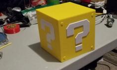 Mario Item Block Lamp 3D Printer Model