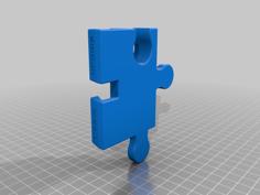 Phone Stand Puzzle 3D Printer Model