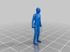 Blank Persons 3D Printer Model