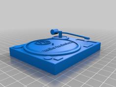 Audio Technica Vinyl Player 3D Printer Model