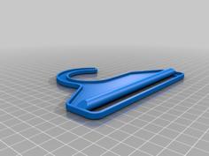 Brownie Badge Sash Hanger (Double Width) – STRONGER 3D Printer Model