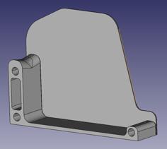 Space Saving Pistol Rack 3D Printer Model