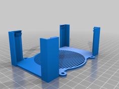 K8200 Electronics Cover For 80mm Fan 3D Printer Model