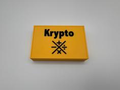 Krypto Math Card Game Box 3D Printer Model