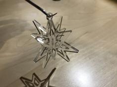 Laser Cut Snowflake Ornament