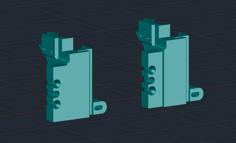 Ormerod 2 X Carriage + Nozzle 3D Printer Model